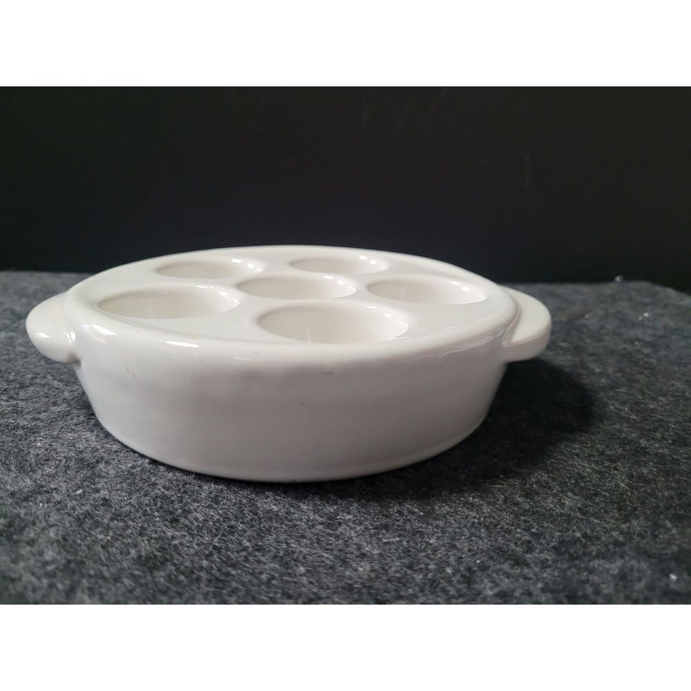 Vintage Hall Escargot/Egg/Mushroom baking dish